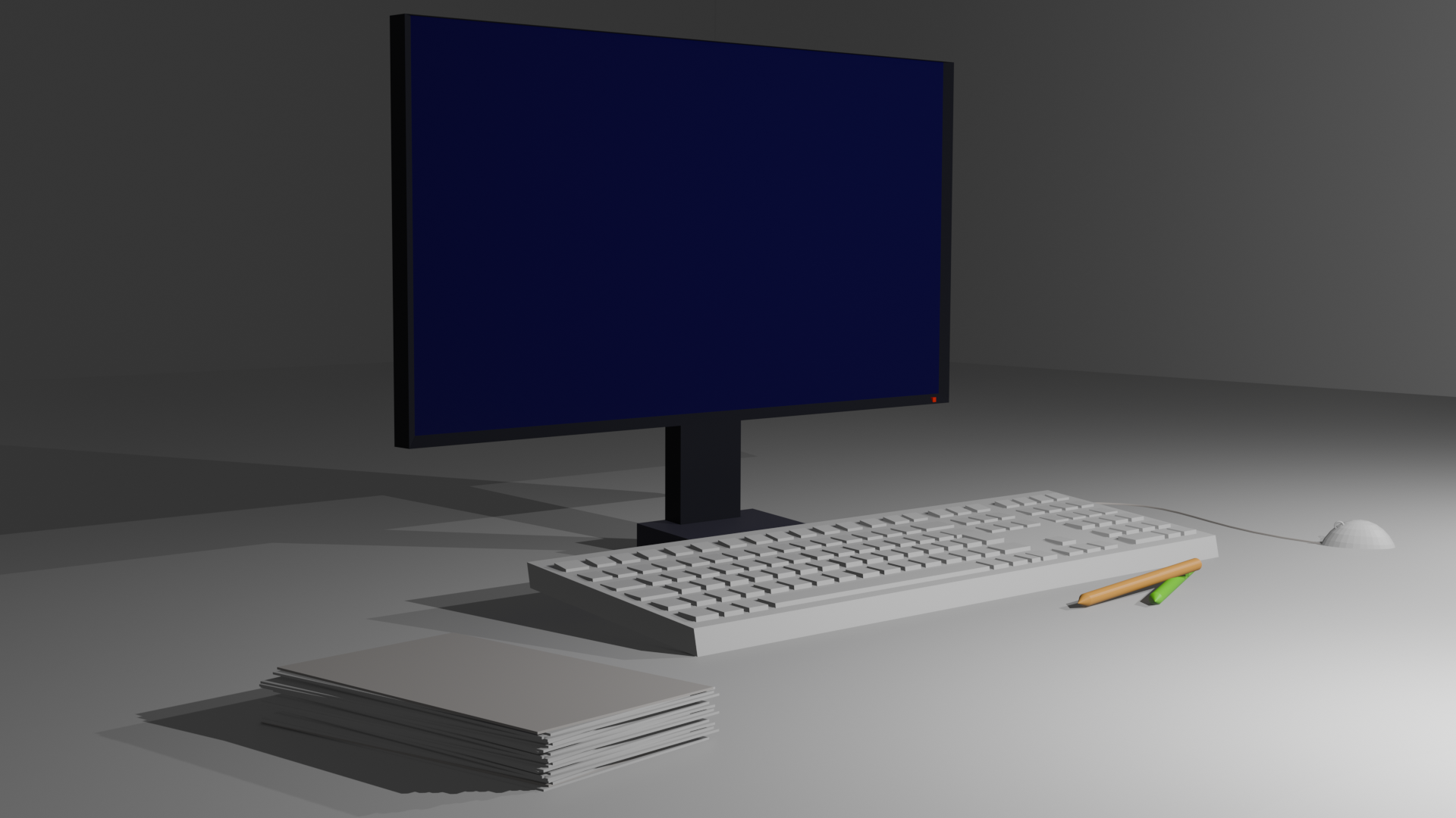 Scène 3D Poste de travail